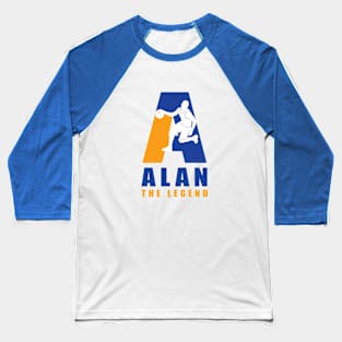 Alan Custom Player Basketball Your Name The Legend Baseball T-Shirt